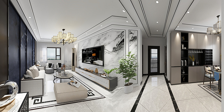 室内家居设计师-远洋城7期滨瑞-装修设计方案