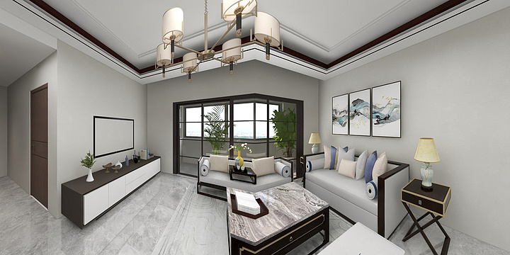 甘其室内全案设计-湖语山-装修设计方案