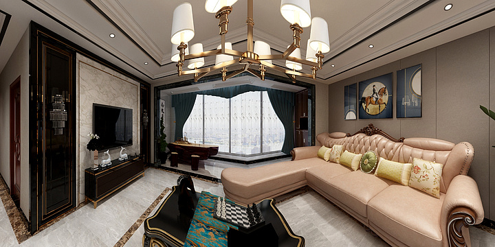 人间小糊涂-酷家乐滨湖上院B区3-6(肖总)-装修设计方案