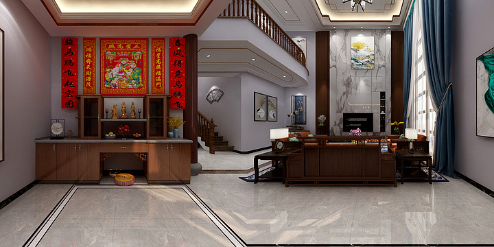 Mr学渣设计陈欢-别野-装修设计方案