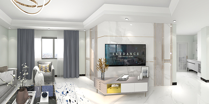 昵称可爱-金科廊桥水乡 135-1-704-装修设计方案