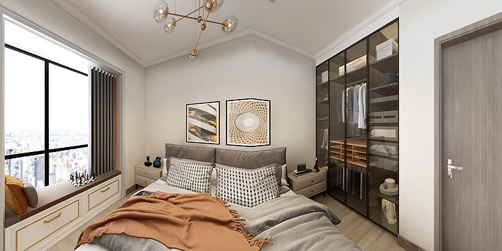 z美美空间设计-鹭岛荣府2#1503效果图-装修设计方案
