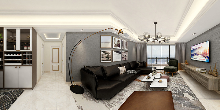 绿森林设计师小李-绿森林~富春山居P1栋2502-装修设计方案