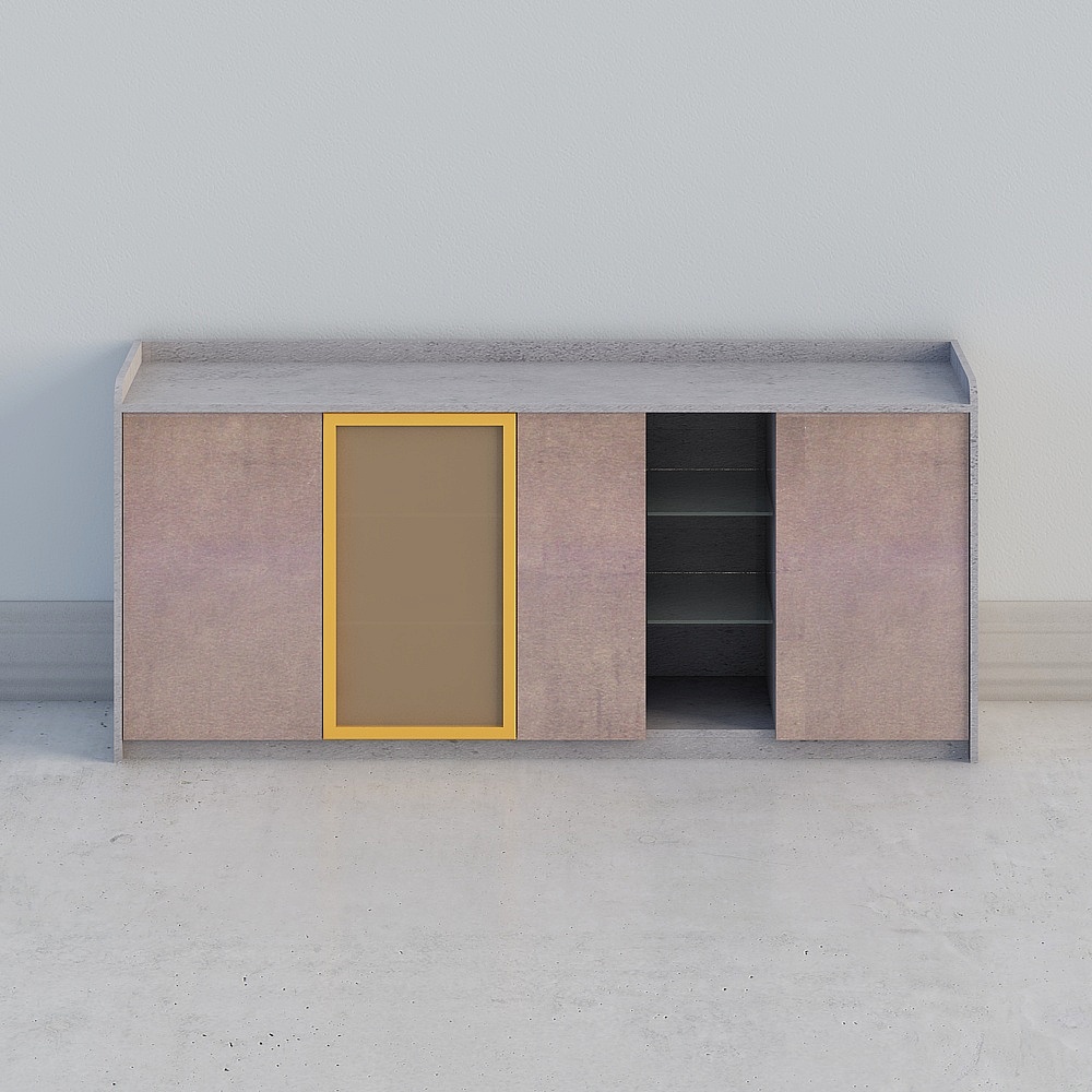 北集美二区餐边柜(2)3D模型