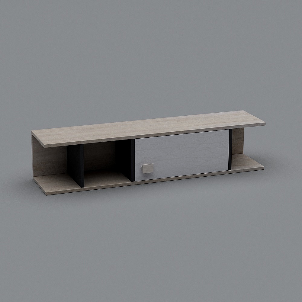 阿宝家具 北欧现代 吊柜  XJPQ-AQMJ-V661-C 1050*240*230mm3D模型