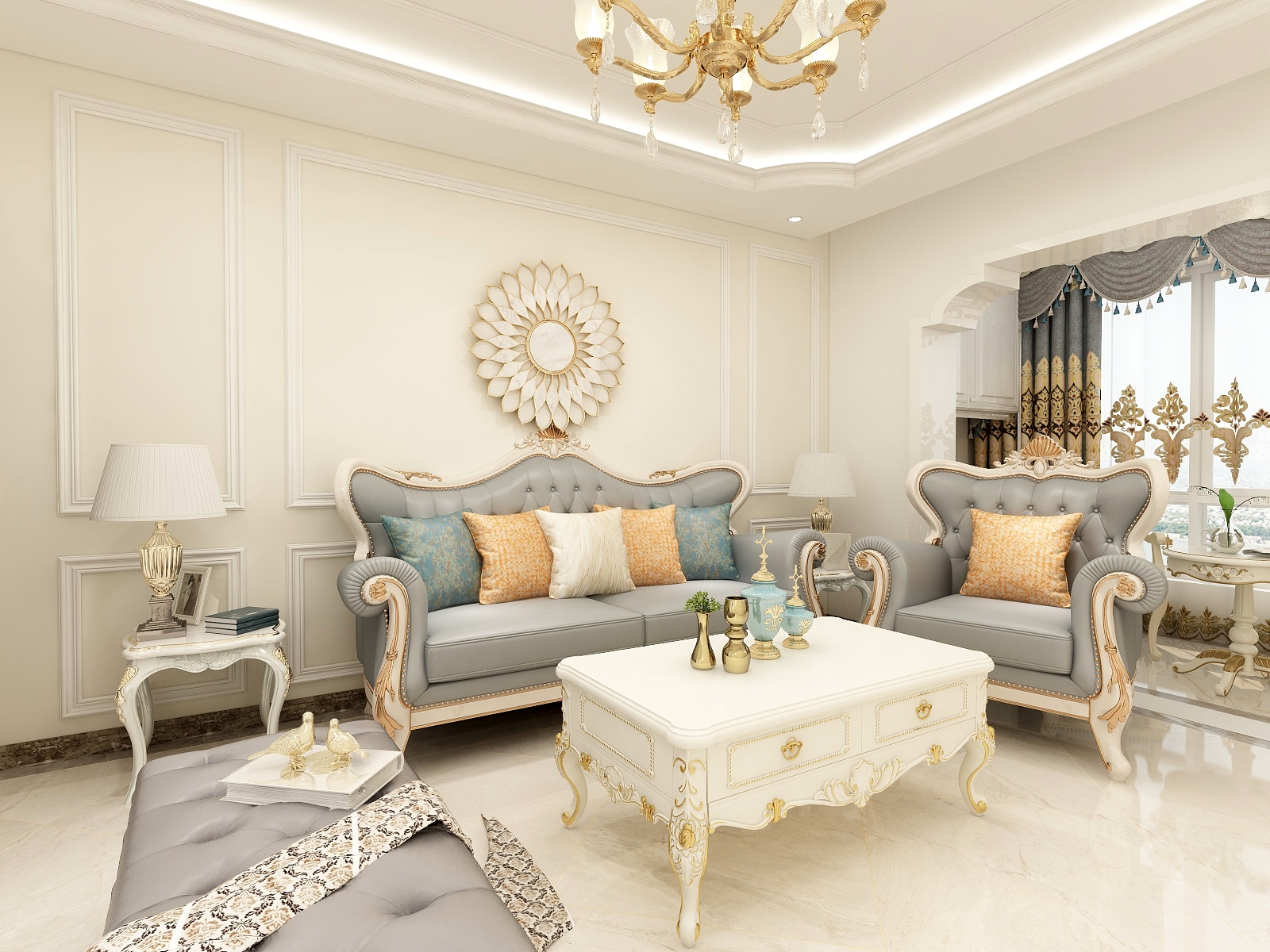 设计师晴-欧式香榭丽-装修设计方案