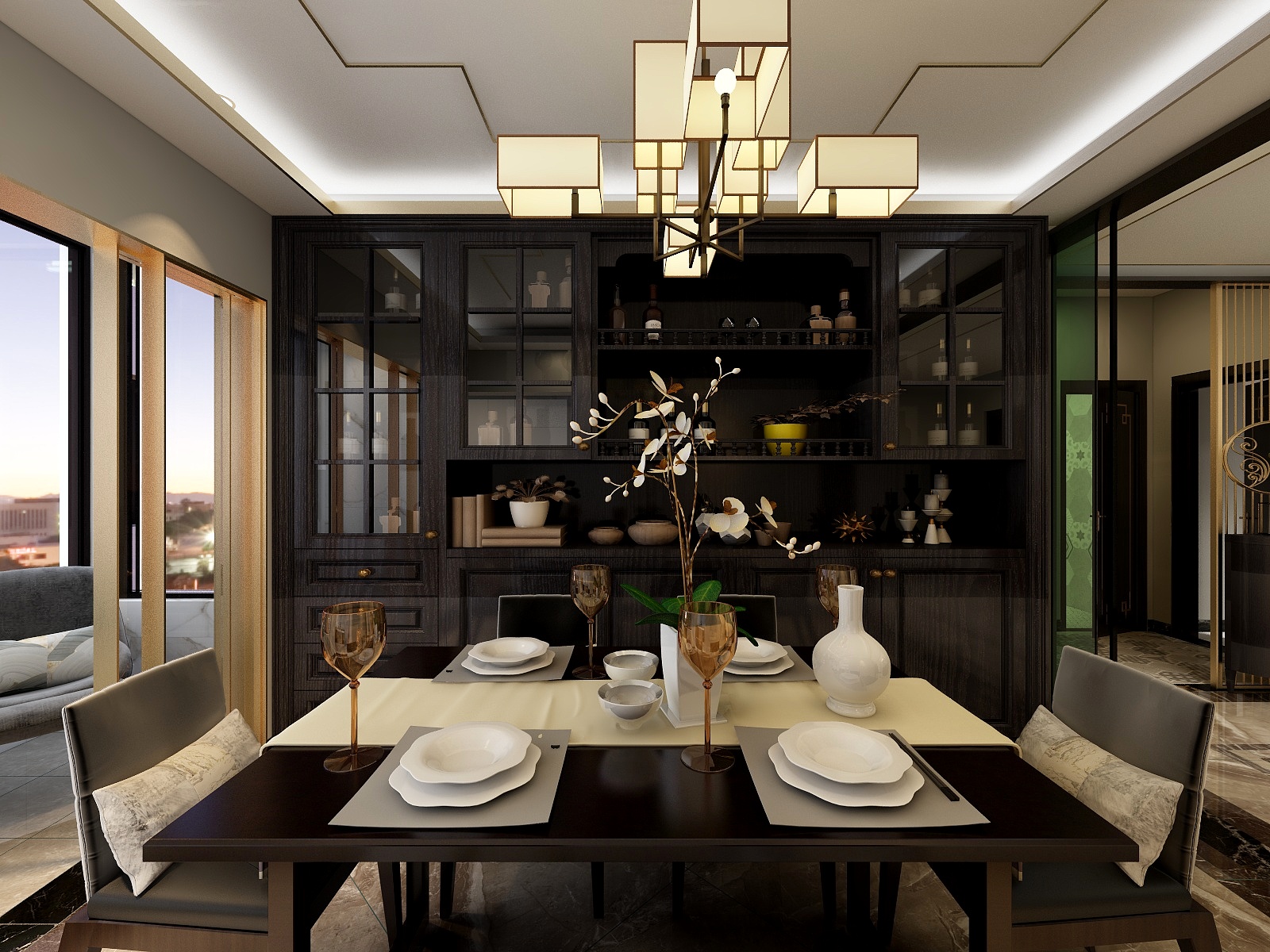 宗浩-新中式装修效果图