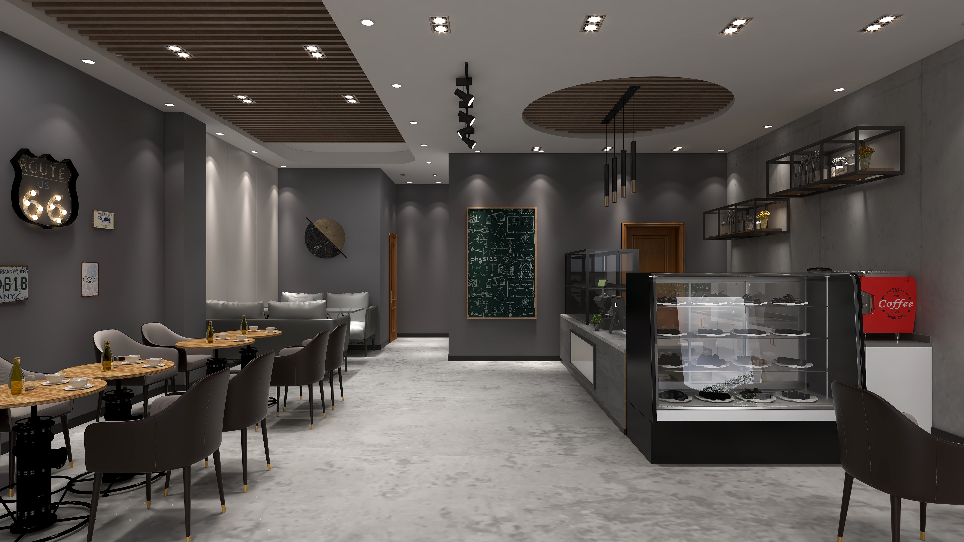 番茄酱拌粉-灰度咖啡厅-副本-装修设计方案