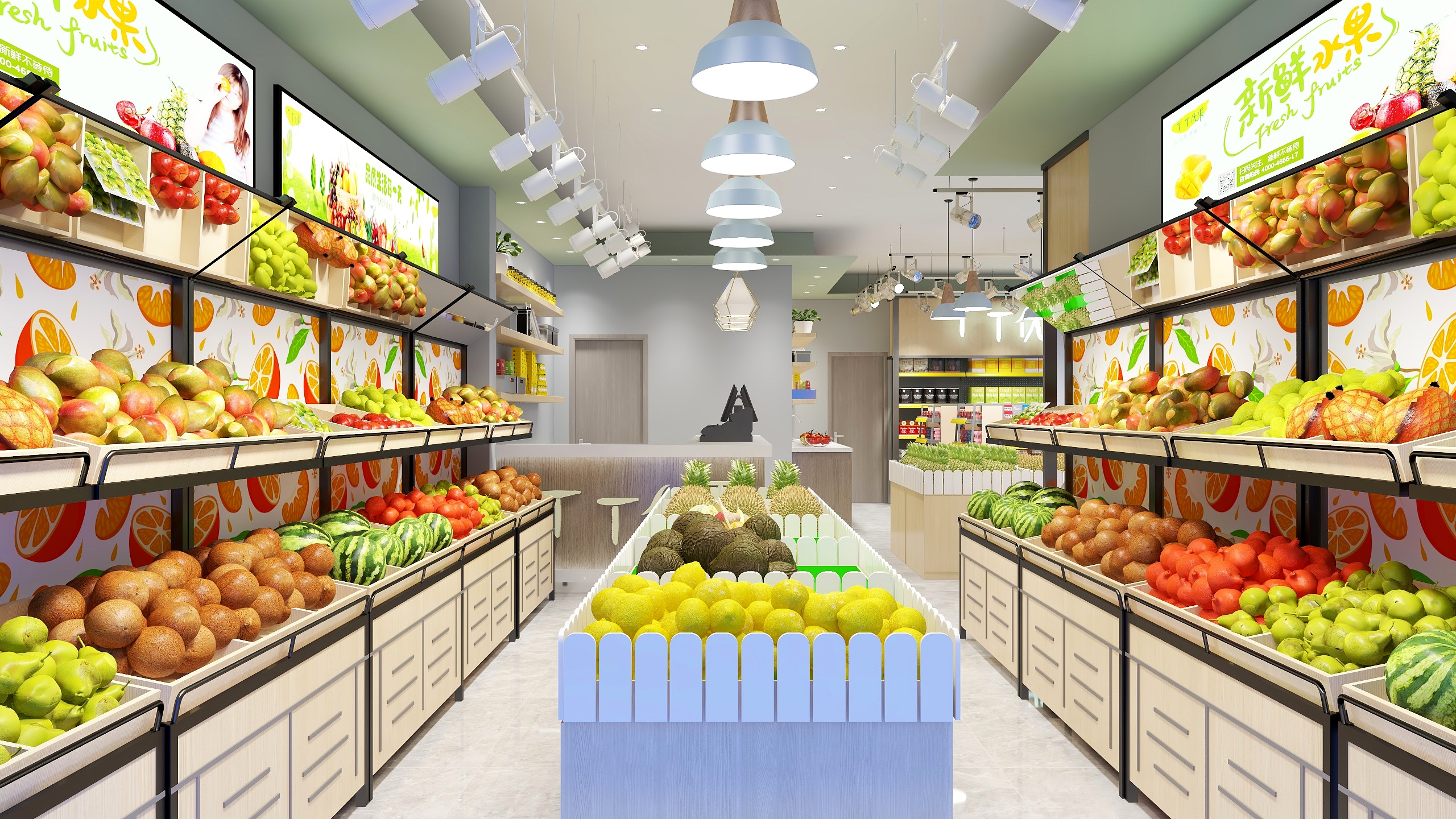 水沝淼设计-水果之家-装修设计方案