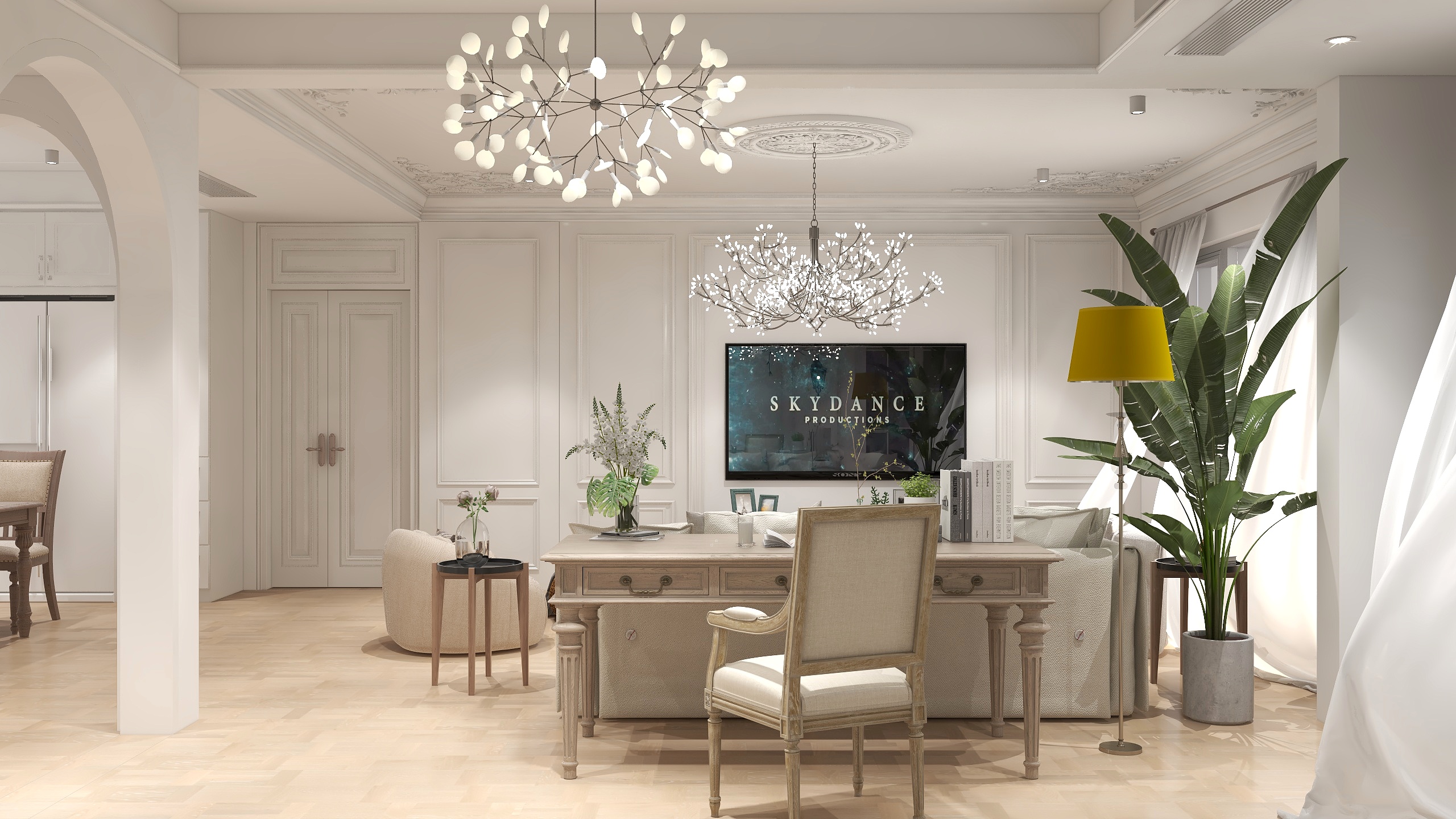 王萌-富力盛悦居下跃法式轻奢-装修设计方案