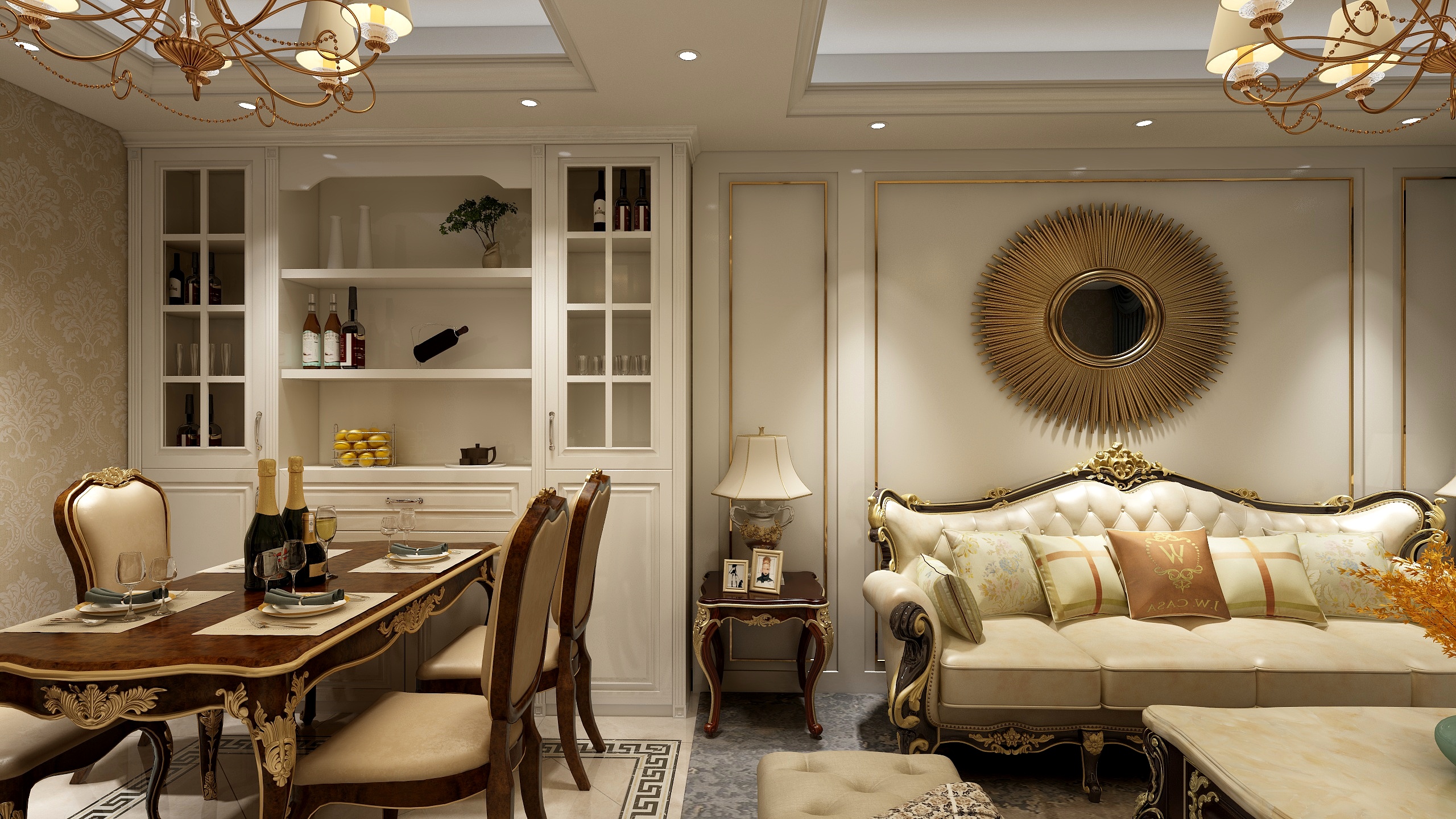 Lucky旺旺-开封西湖印象6号欧式-装修设计方案