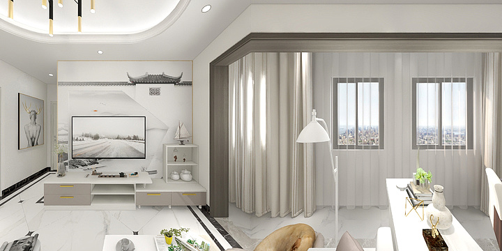 阳光好先生-瑞和园89.50㎡B户型3室2厅1卫-装修设计方案