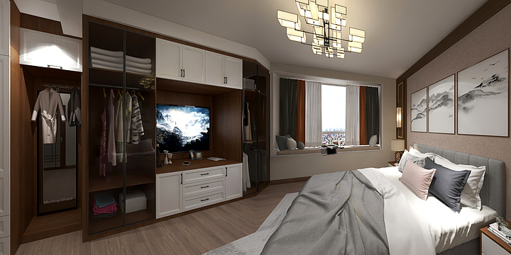 德阳索菲世家01-枕水小镇--余姐-装修设计方案