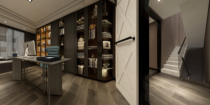 骞Design-现代别墅-副本-装修设计方案