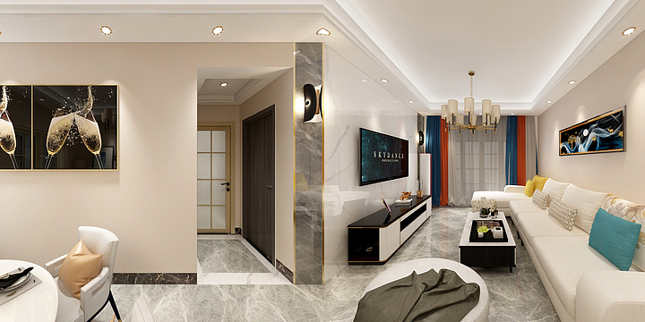 设计大师黄大仙-鸿扬清逸阁3栋403刘生-装修设计方案