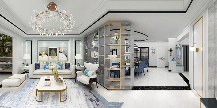 钮祜禄-别墅-装修设计方案