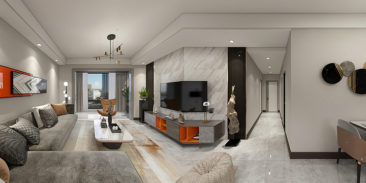 天盛立家装饰李远-翡翠五期现代-装修设计方案