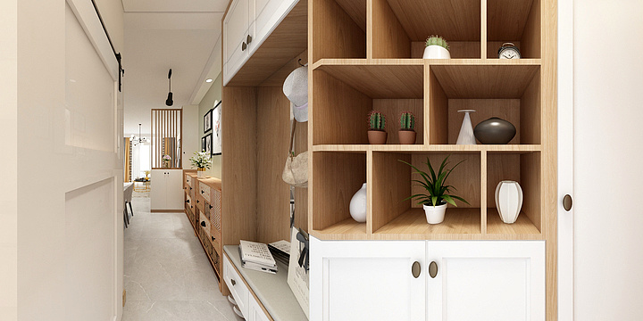 原图设计-翡翠园B2户型简约-装修设计方案