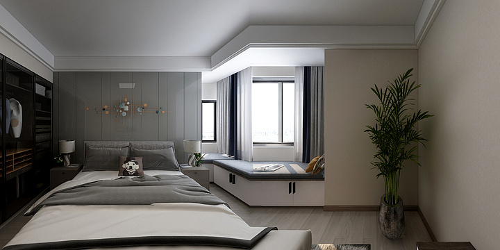 河马装饰设计-华德力效果图修改-装修设计方案