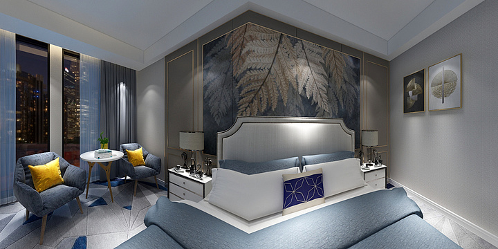 孫洪-大床房设计-装修设计方案