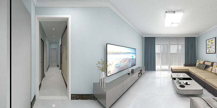 竹木纤维设计小曾-广西日报社8-1-602简约效果-装修设计方案