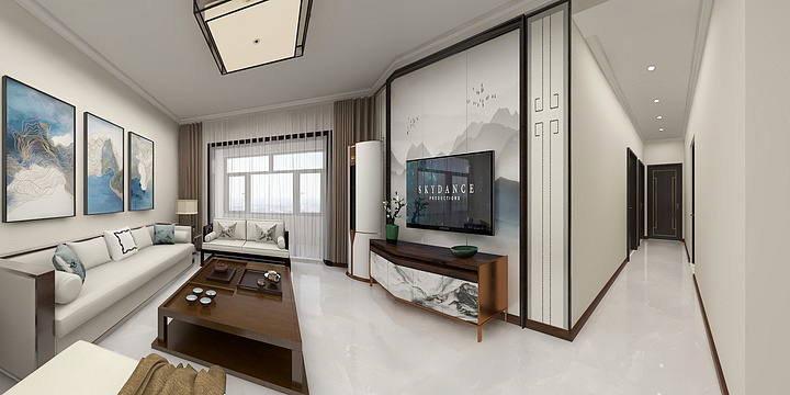 A曹禺-香溢澜庭郭先生100平-装修设计方案