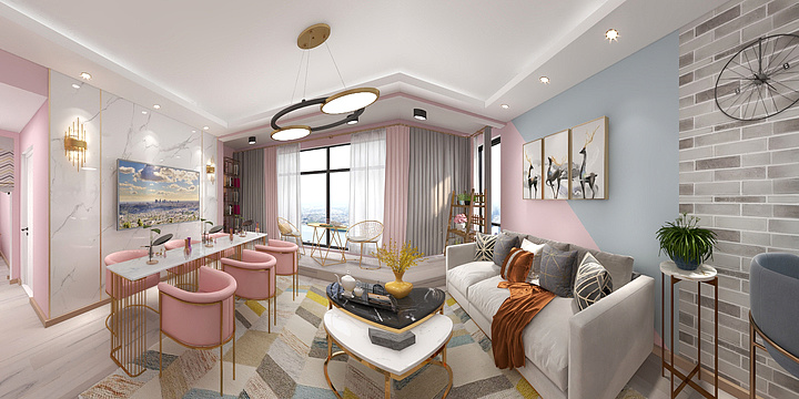 Song空间-远鸿·方程式美甲店-装修设计方案