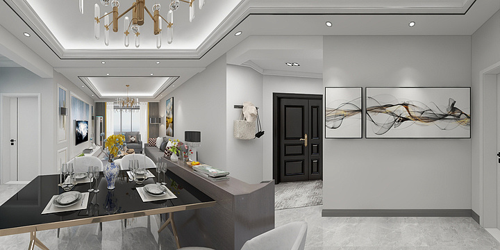 绘家设计工作室-盛世新城9号楼B单元1203-装修设计方案