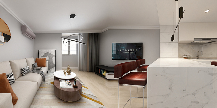 美哲装饰设计-月盛路-装修设计方案