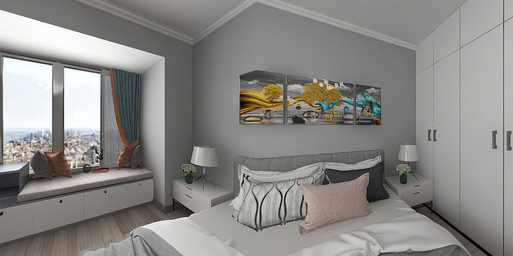 室内设计邱运飞-竹林居8-2-601-装修设计方案