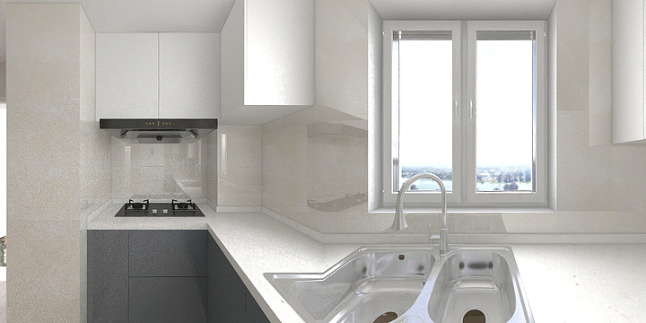 柒天掌柜-伴亭1701厨房-装修设计方案