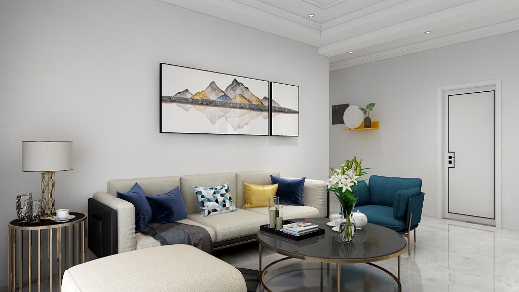 九宫阁沐辰-磬云大市场5#1703-装修设计方案