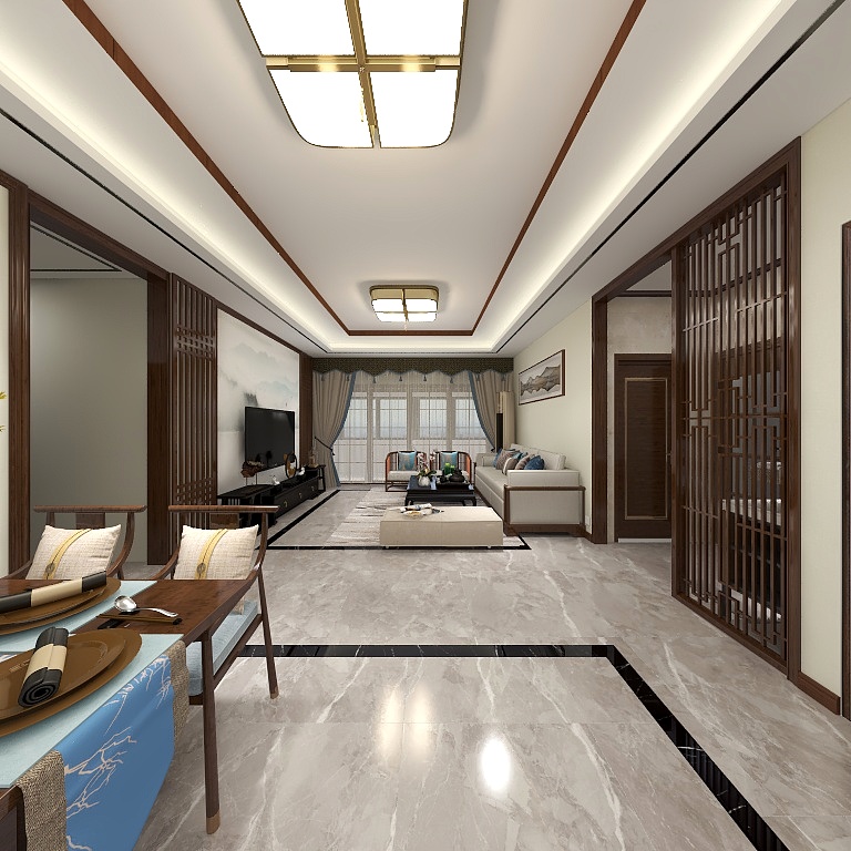 填空空间软装设计-高速时代城小洋房-装修设计方案