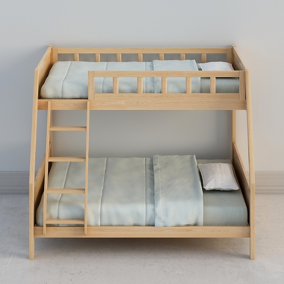 Scandinavian Bunk Beds,Earth color