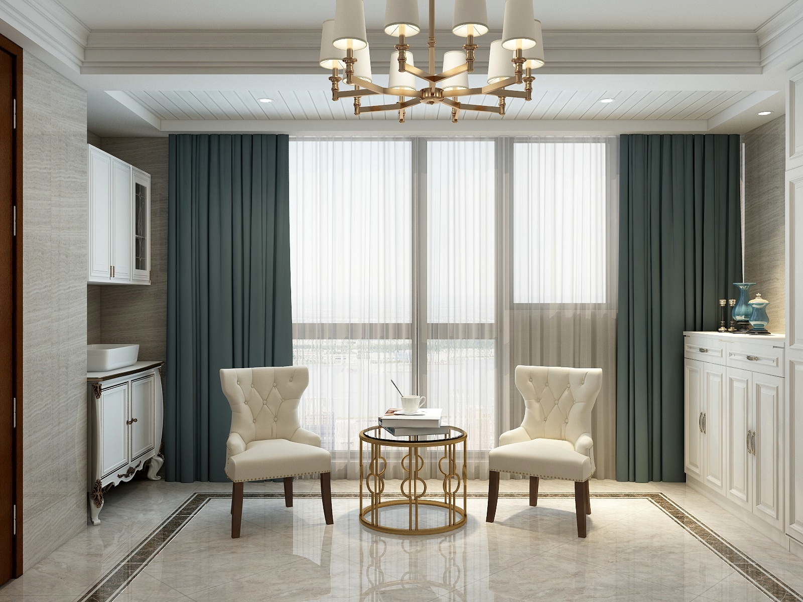 匠人智装-天鹅湖装修效果图