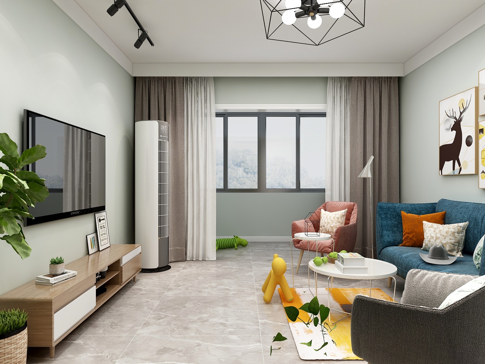 設計者_LV-《北欧》-清新小窝-装修设计方案