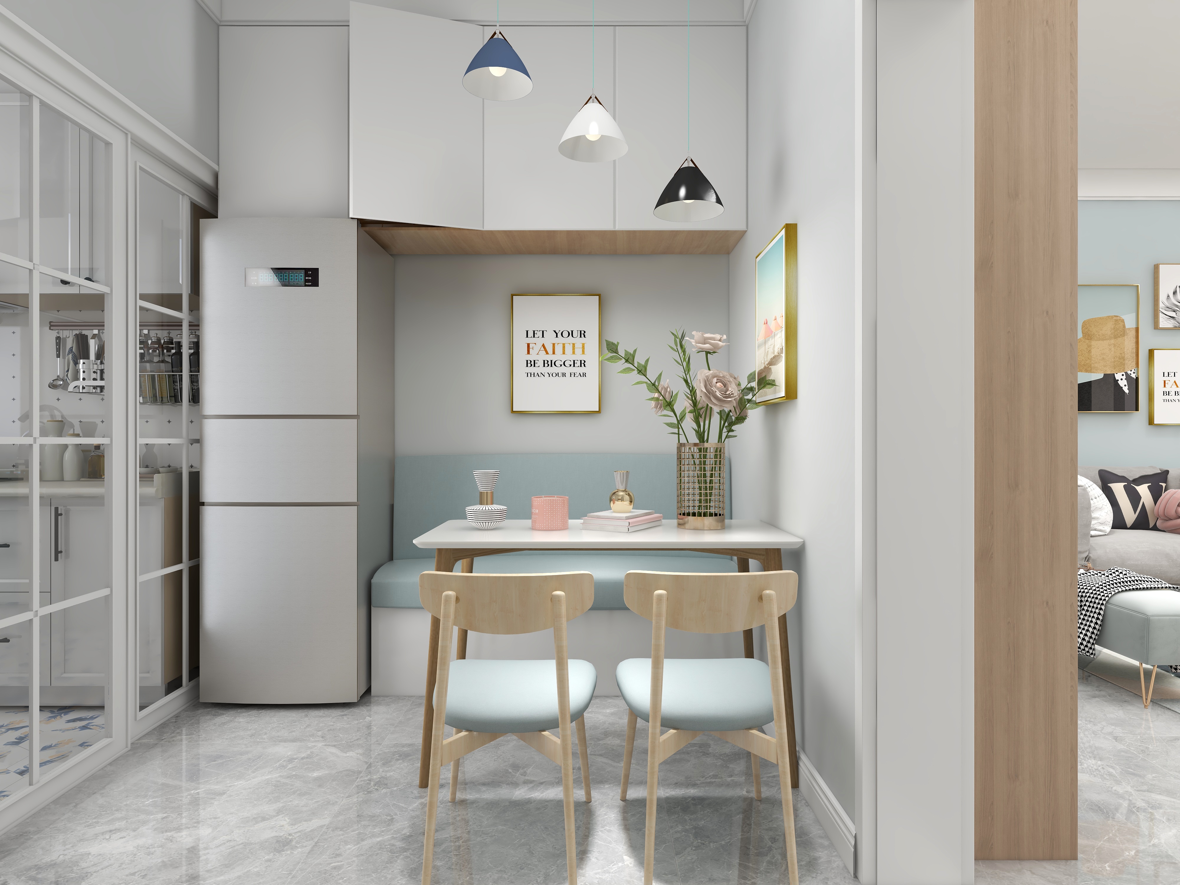 王思力-北欧风格装修效果图