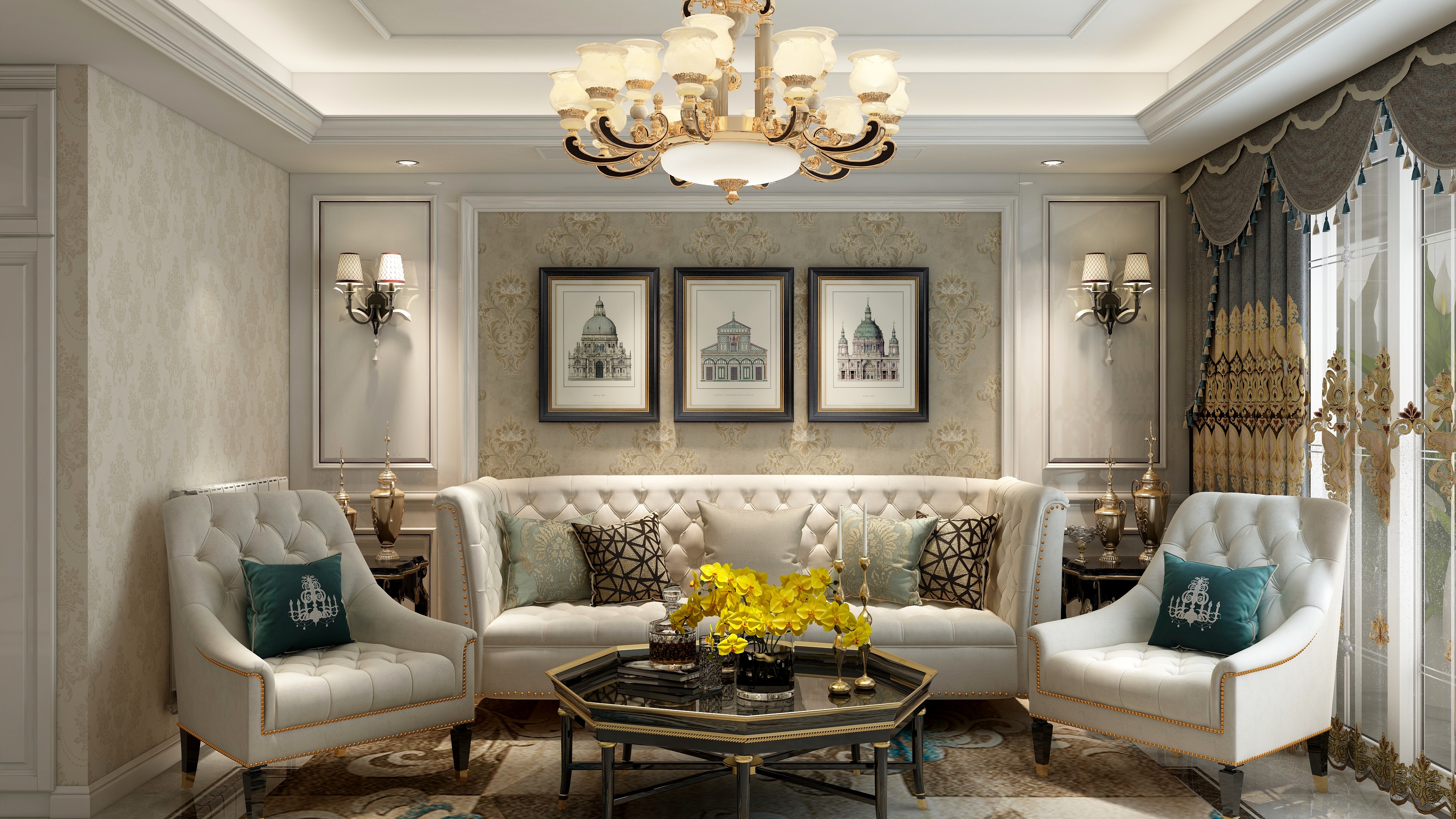 匠人智装-书香苑装修效果图