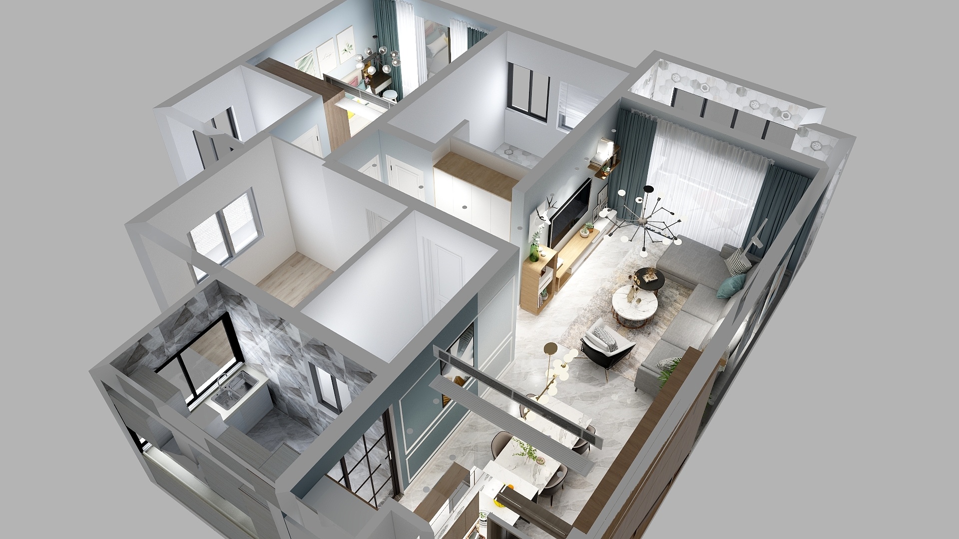 效果图12323-时代公馆3-29-6-装修设计方案