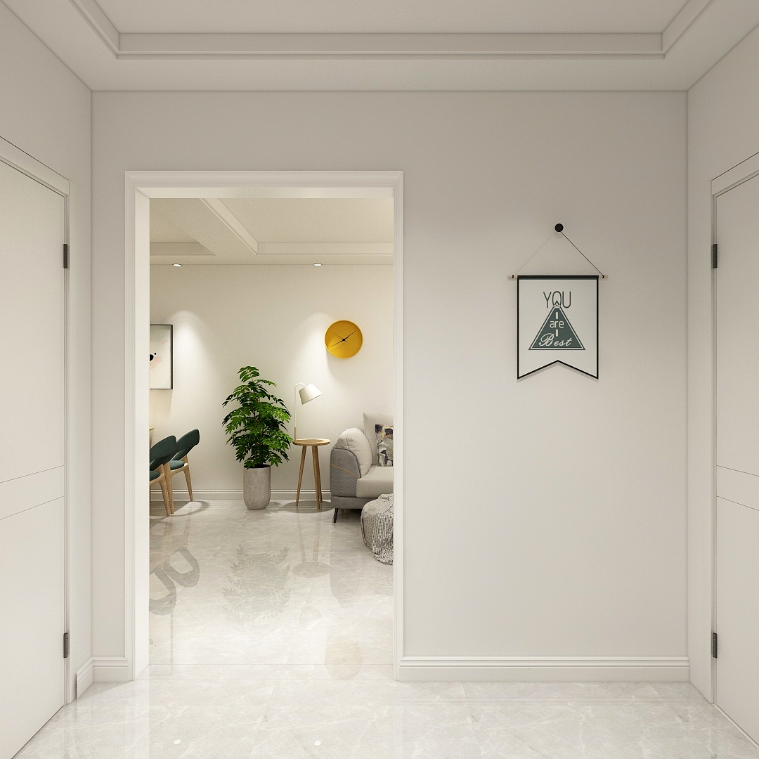 赵彬mAmA-89㎡北欧三室装修效果图