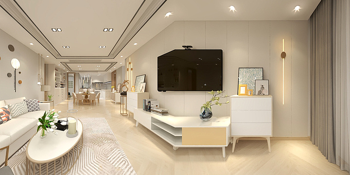 小元宝的爸爸-现代轻奢小平层-装修设计方案