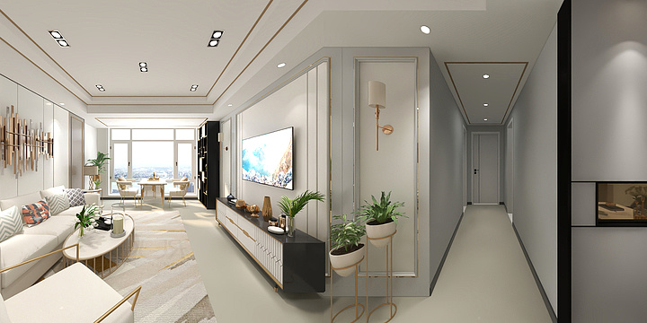 简心里一点-滨江新城颜姐雅居-装修设计方案