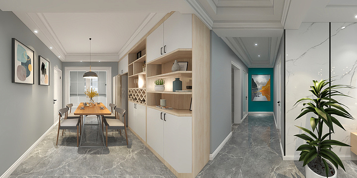 D一One空间设计-联胜世家（设计：万游锋）-装修设计方案