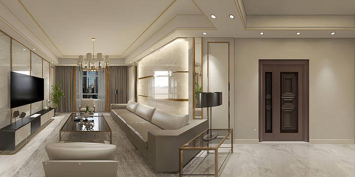 空间匠造-西湖城1#2801室137平 --装修设计方案