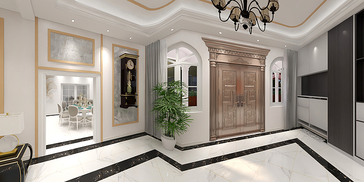 居美家装饰设计@-盘关（别墅）-装修设计方案