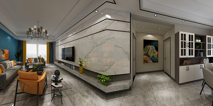 弘和装饰设计-金港湾5#3楼-装修设计方案