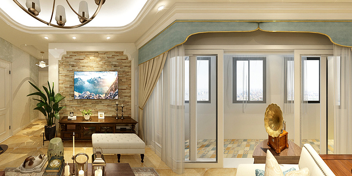 杨琳-瑞和园89.50㎡B户型3室2厅1卫-装修设计方案