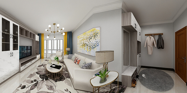 景秀设计-北京城建珑樾华府国誉锦城-装修设计方案