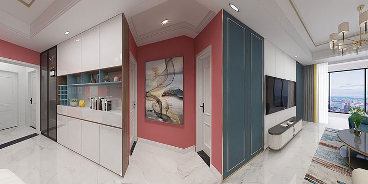 杨万理-香榭里8号91m²购房108m²-装修设计方案