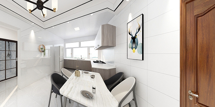 金胜隆装修-富耀1起1号3单102-装修设计方案